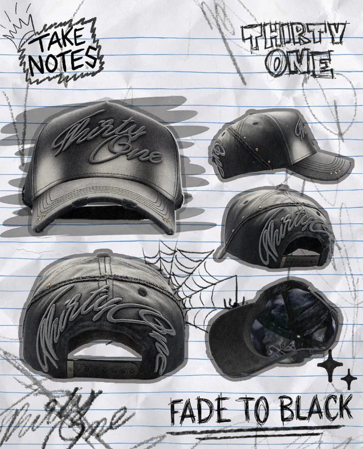 GORRA 31 HATS "FADE TO BLACK"