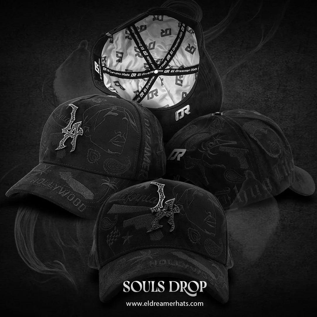 GORRA DREAMER HATS "LA" TOTAL BLACK