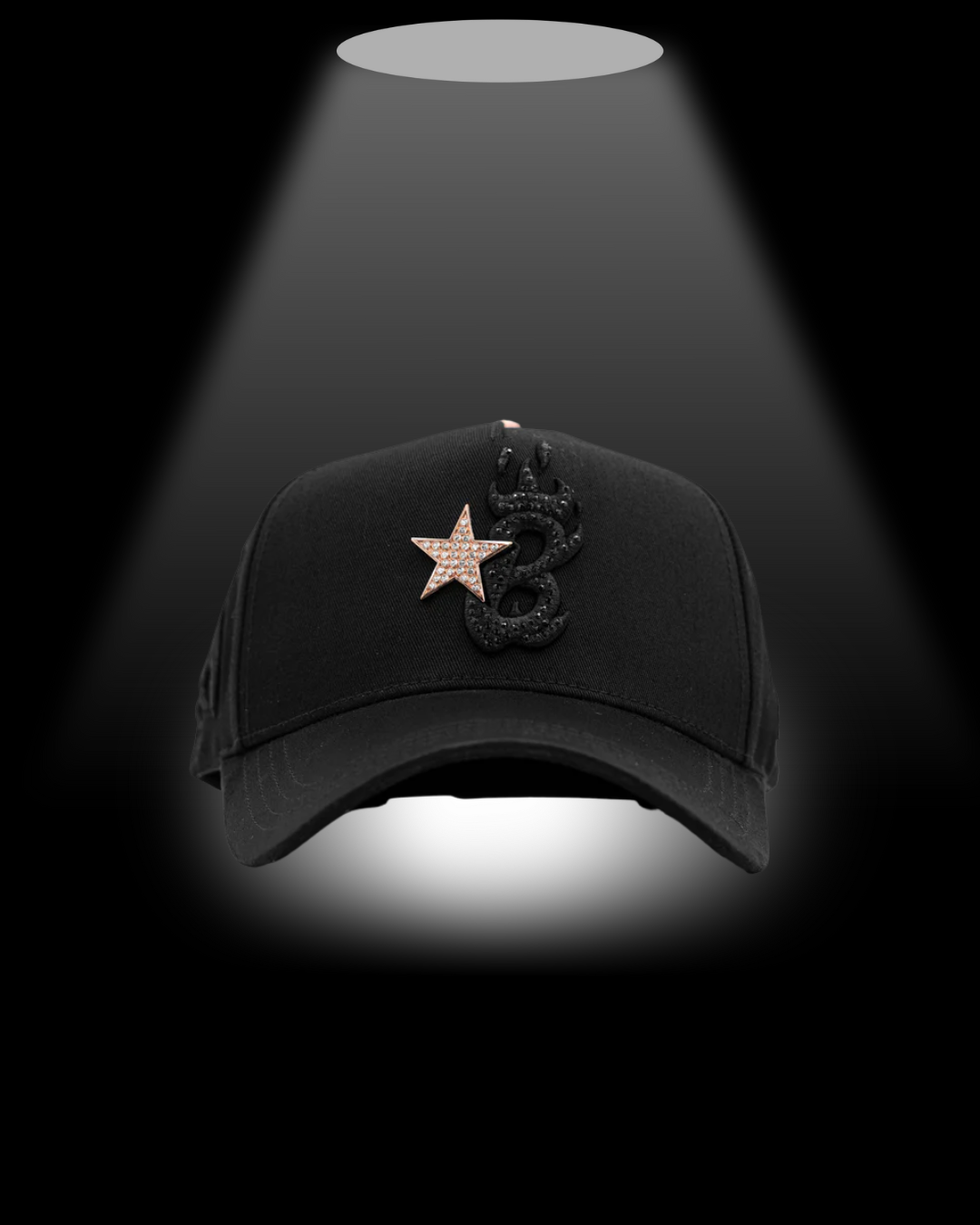 GORRA BARBAS HATS B STAR ROSE GOLD